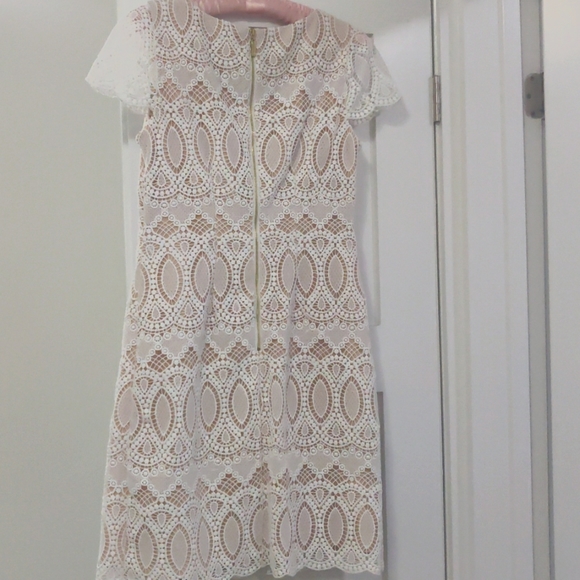 Eliza J Lace Cap Sleeve Shift Dress - Picture 2 of 12